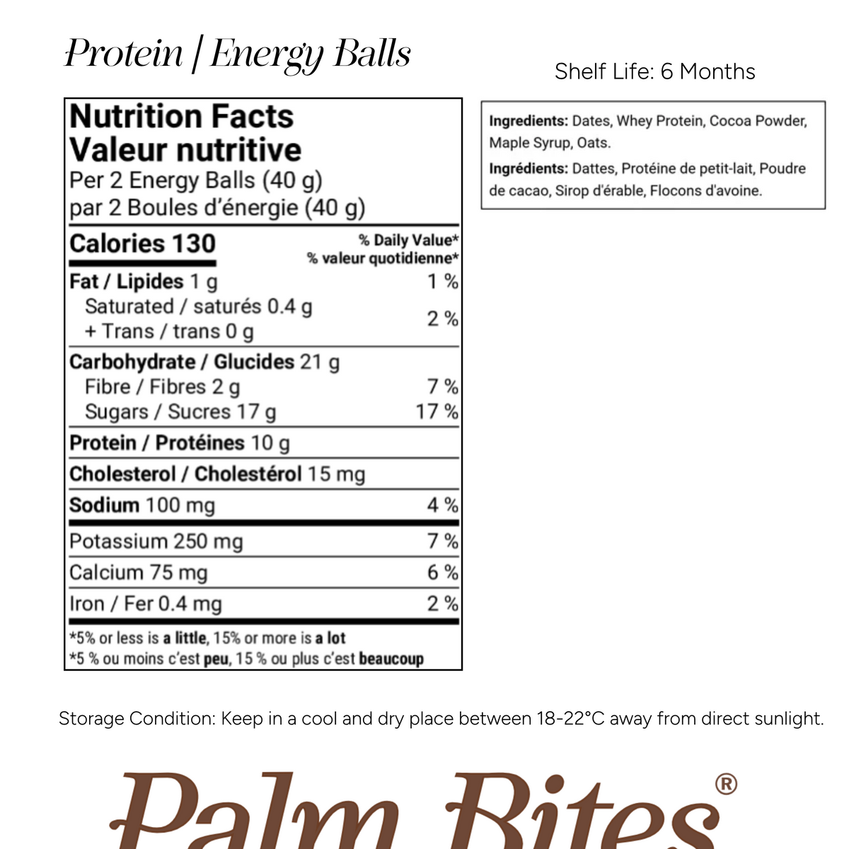 Nutritional information